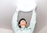 シーリング照明取付