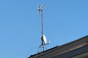 テレビアンテナの不安定な状態を解消したい