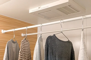 浴室での洗濯物乾燥に困っている